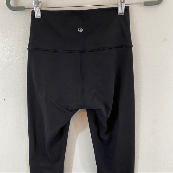 Lululemon Black High Rise Wunder Under Leggings 4 - Picture 4 of 9